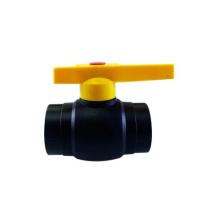HDPE Plastic Ball Valve with Steel Core Pipe Fitting